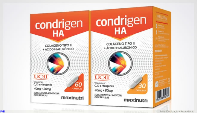 Maxinutri lança Condrigen HA – Colágeno Tipo II + Ácido Hialurônico