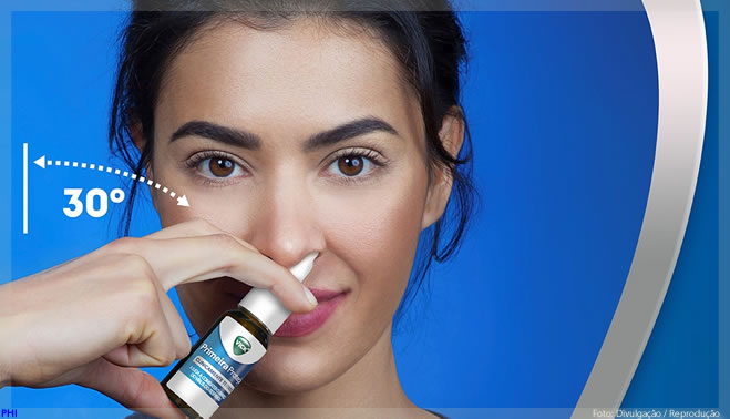 Vick investe em proteção com spray nasal