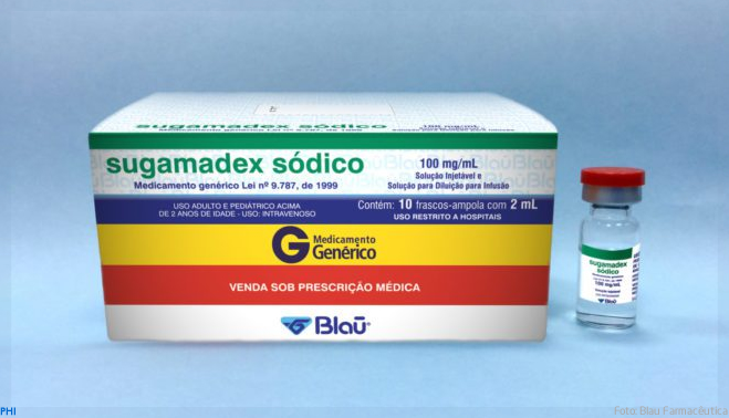 Blau Farmacêutica obtém registro do primeiro genérico da molécula Sugamadex no Brasil