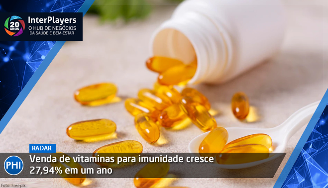 Venda de vitaminas para imunidade cresce 27,94% em um ano